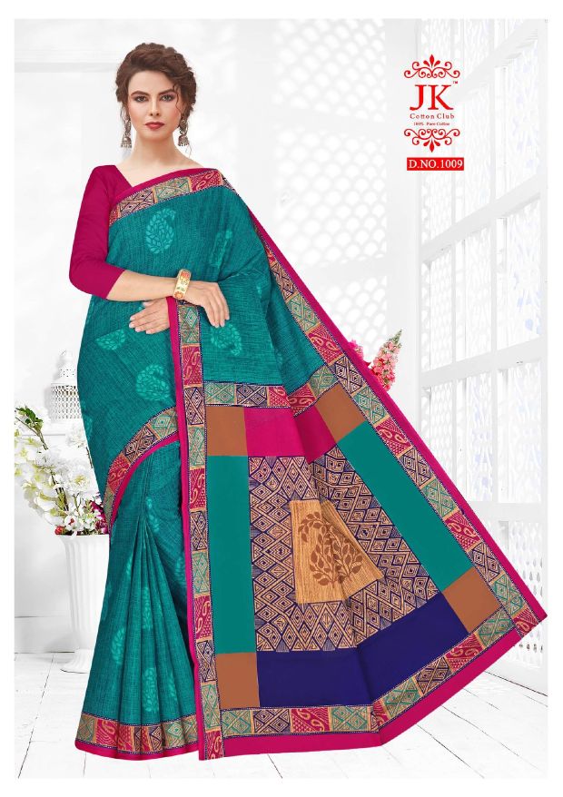 Jk Vaishali Special Edition 1 Fancy Casual Daily Wear Cotton Saree Collection